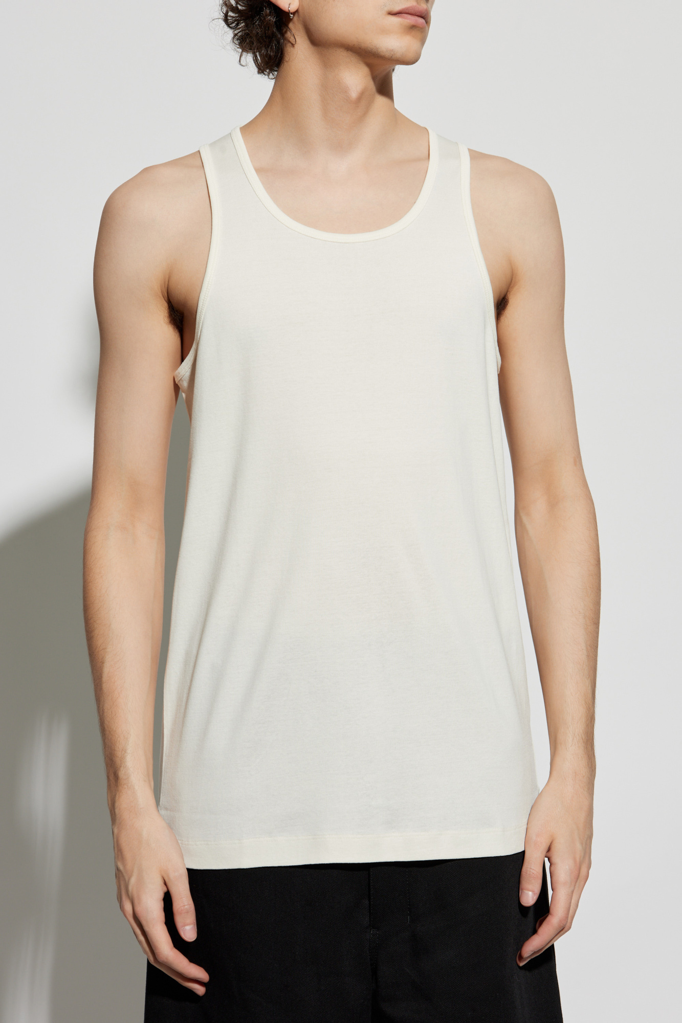 【送料&関税込】Lemaire Cream Cotton Tank Top Lemaire - Rib Tank Top in Light Cream – Stoy